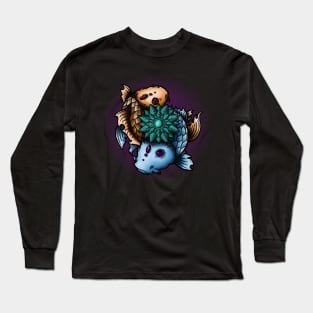 Carp and Mandala Long Sleeve T-Shirt